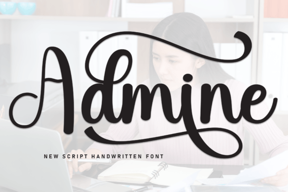Admine: A Sweet Handwritten Font for Modern Campaign Design