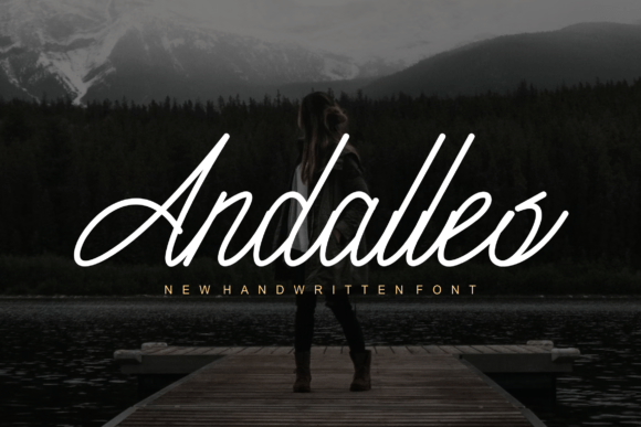 Andalles: A Handwritten Font That Elevates Campaign Visuals with Class and Modernity