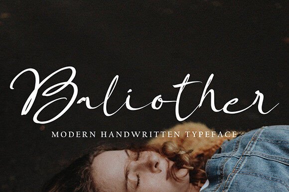 Baliother: The Modern Handwritten Typeface for Scroll-Stopping Visuals