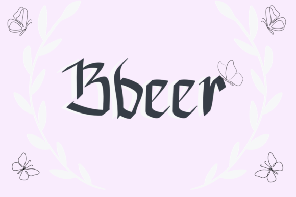 Bbeer Font: Elevating Marketing with Handwritten Typography