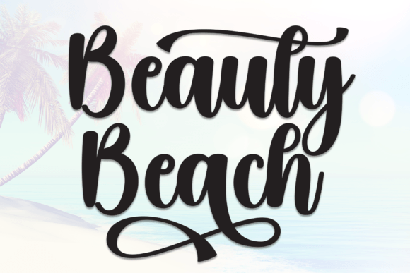 Beauty Beach Font: Elevating Web Design with Elegant Handwritten Typography