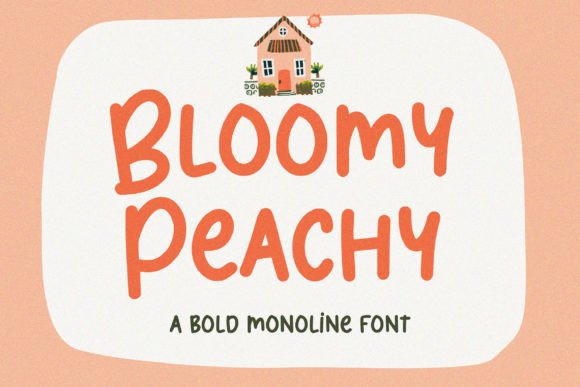 Bloomy Peachy: A Quirky Handwritten Font for Editorial Design and Digital Publishing