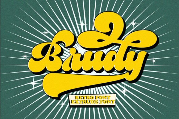Brudy: A Retro-Inspired Font That Elevates Brand Campaigns