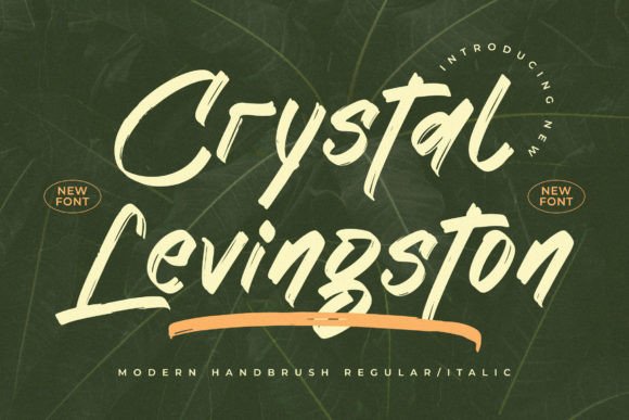 Crystal Levingston: A Stylish Script Font for Elegant Web Design