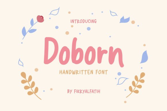 Doborn: A Vibrant Script Font for Modern Editorial Design