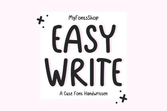 Easy Write: A Sweet Handwritten Font for Modern Branding Projects