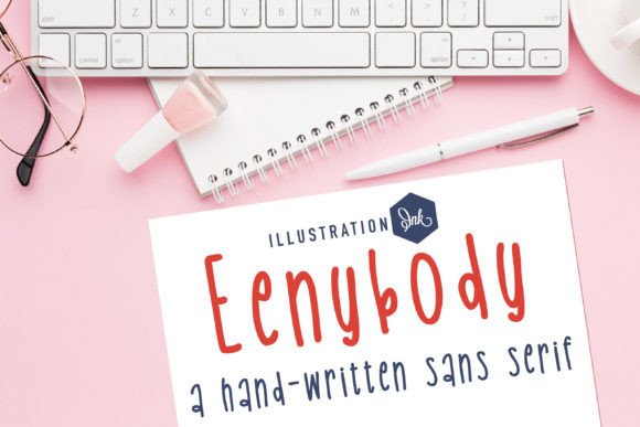 Eenybody: A Playful Handcrafted Font for Modern Web Design