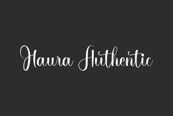 Haura Authentic Font: Elevate Your Craft with Elegant Calligraphy