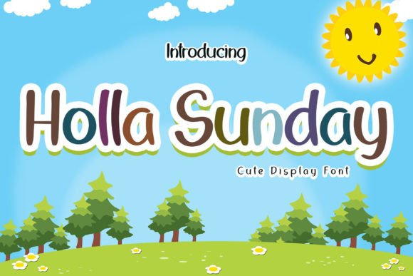Holla Sunday: A Friendly Handwritten Font for Small Business Branding