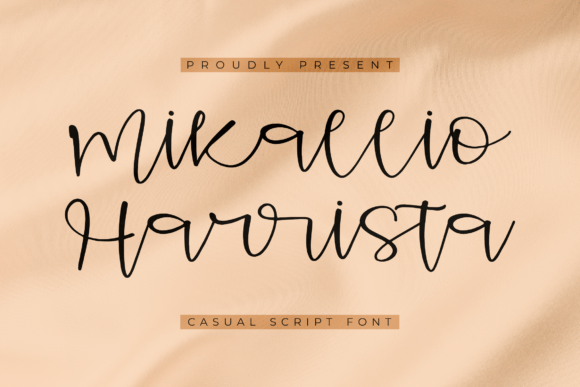 Mikallio Harrista: A Casual Script Font for Modern Editorial Design