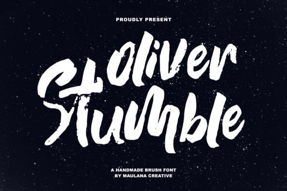 Oliver Stumble: A Handmade Script Font for Digital Branding and Web Design