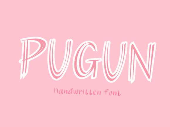 Pugun: A Joyful Handwritten Font for Playful Brand Designs