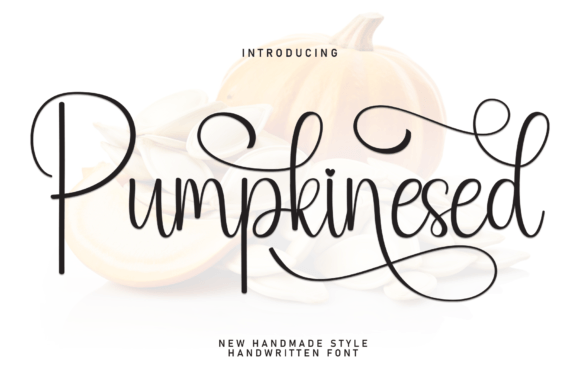 Pumpkinseed: A Sweet Handwritten Font for Crafters and Makers