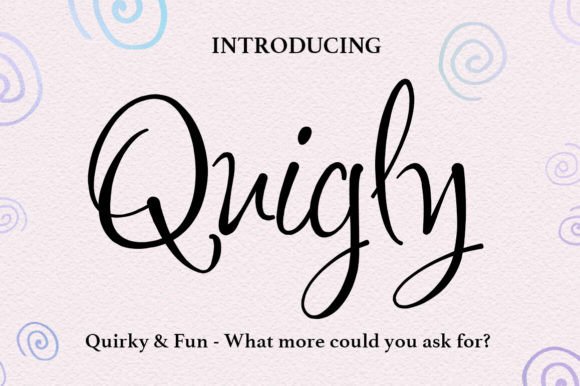 Quigley Font: A Bold, Playful Typeface for Small Business Branding