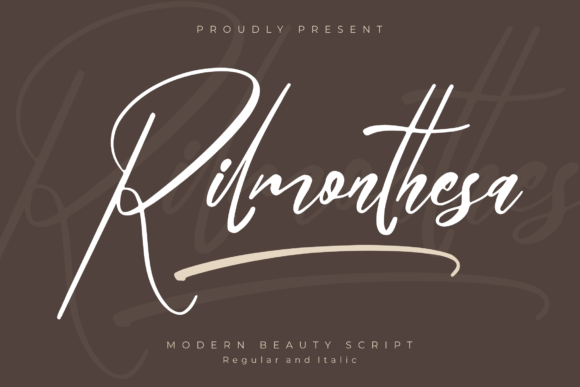 Rilmonthesa: A Modern Script Font for Stylish Branding Projects