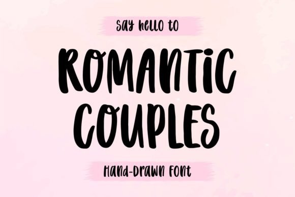 Romantic Couples Font: Elevate Your Brand with Elegant Script Typography