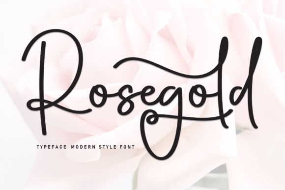 Rosegold: A Sweet Handwritten Font for Makers and Creative Sellers