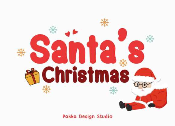 Santa’s Christmas: A Festive Script Font for Handmade Holiday Magic