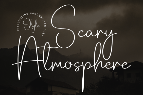 Scary Atmosphere Font: Adding Spooky Elegance to Handmade Designs