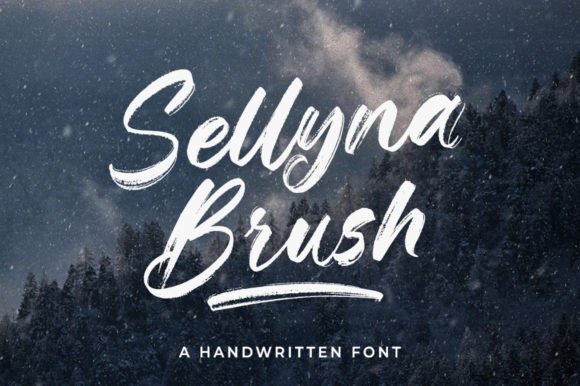 Sellyna Brush: A Handwritten Script Font That Elevates Web Design