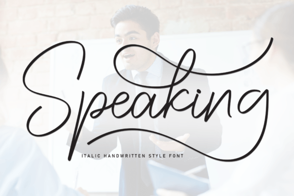 Speaking Font: A Handwritten Typeface That Elevates Digital Design