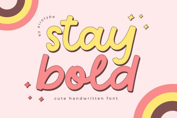 Stay Bold: A Playful Monoline Font for Campaigns That Need Personality