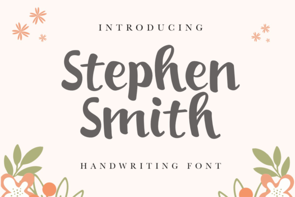 Stephen Smith Font: Elevating Web Design with Handwritten Charm