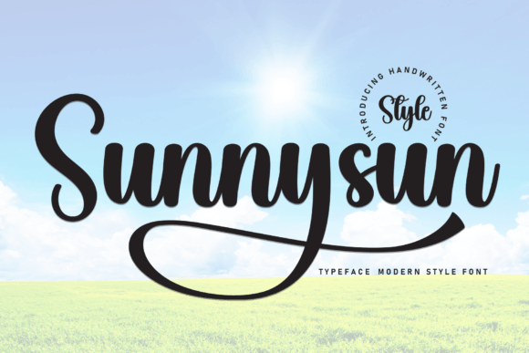 Sunnysun: A Sweet Handwritten Font for Warm Brand Identities