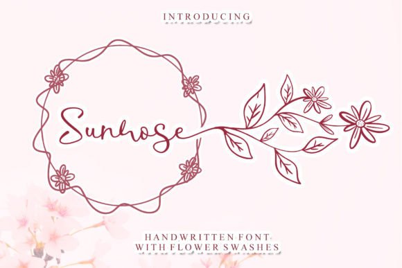 Sunrose: A Playful Handwritten Font for Web Designers and Digital Makers