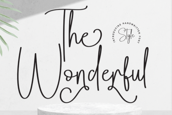 The Wonderful: A Handwritten Font That Elevates Your Brand