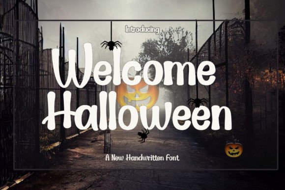 Welcome Halloween: A Script Font That Elevates Small Business Branding