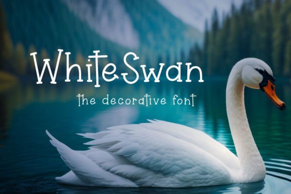 White Swan: A Minimalist Script Font for Elegant Editorial Design